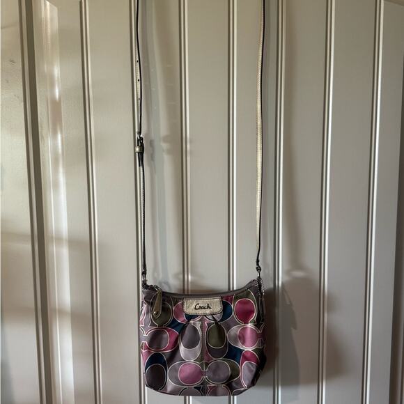 COACH 💜Colorful Monogrammed Logo Crossbody Bag - Picture 14 of 16
